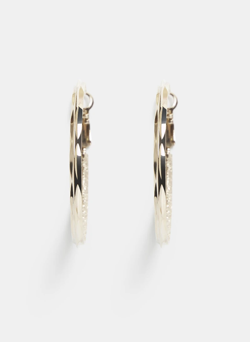 Smooth Hoop Earrings