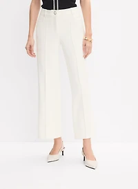 Pantalon gaucho à couture pincée