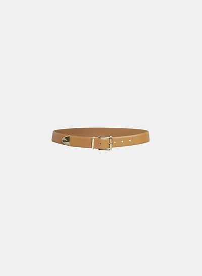 Ceinture en cuir végane