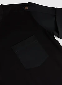 Satin Detail T-Shirt
