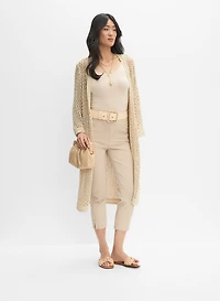 Joseph Ribkoff - Metallic Open Weave Cardigan