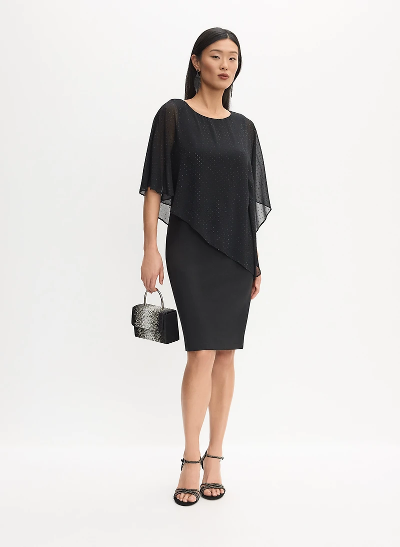 Robe à superposition en chiffon
