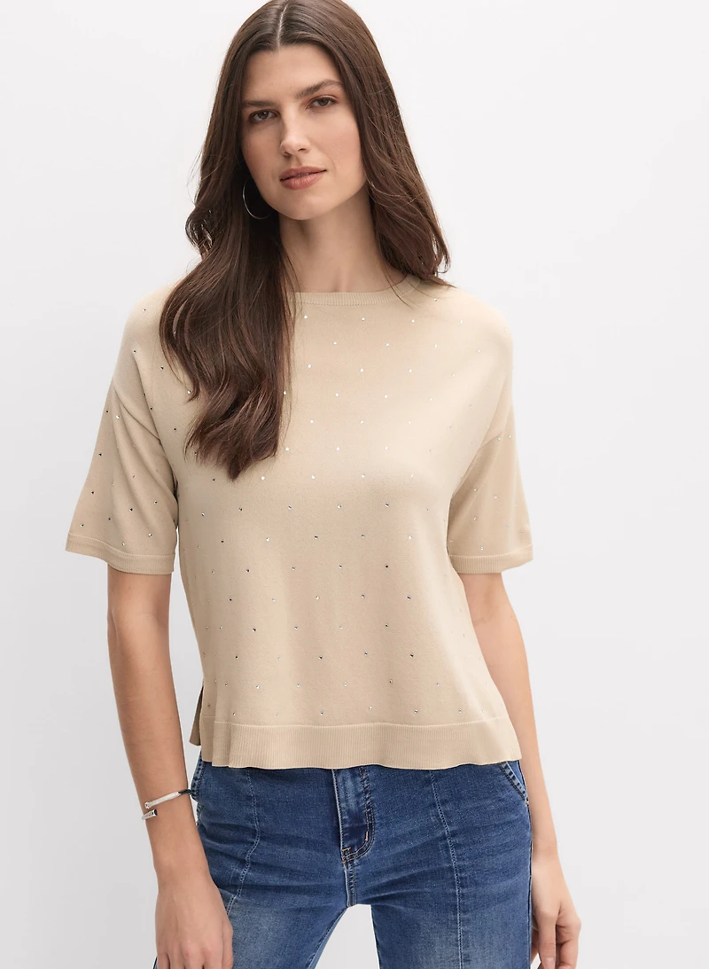 Joseph Ribkoff - Pull orné de pierres