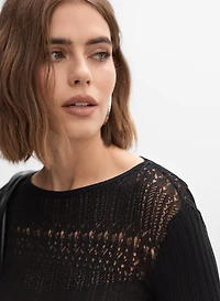 Tiered Sleeve Sweater