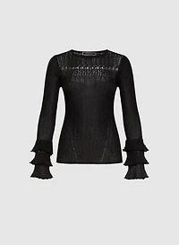 Tiered Sleeve Sweater