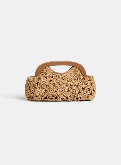 Straw Crochet Handbag