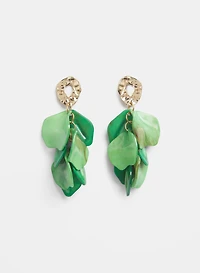 Resin Petal Earrings