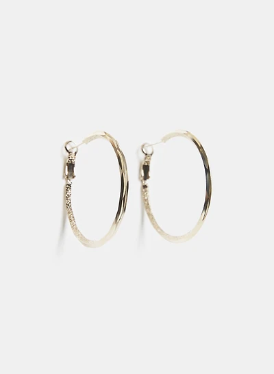 Smooth Hoop Earrings