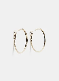 Smooth Hoop Earrings