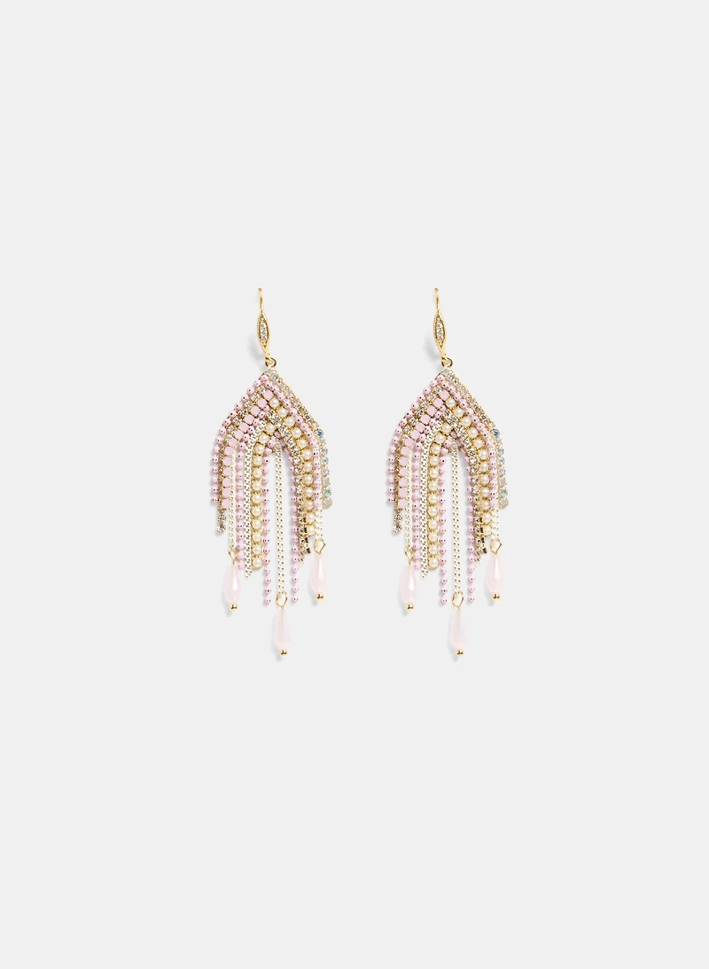 Mixed Cascade Earrings