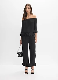 Joseph Ribkoff - Pantalon plissé à jambe droite