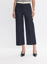 Low-Rise Culotte Pants