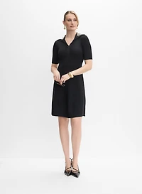 Pearl Collar Dress