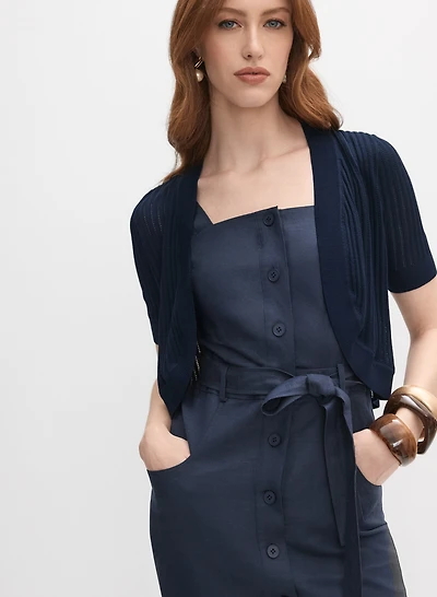 Boléro ouvert en tricot