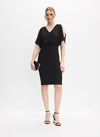 Adrianna Papell - Robe à manches fendues