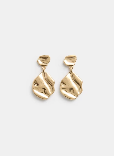 Tiered Disc Earrings