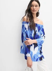 Joseph Ribkoff - Abstract Off-Shoulder Blouse