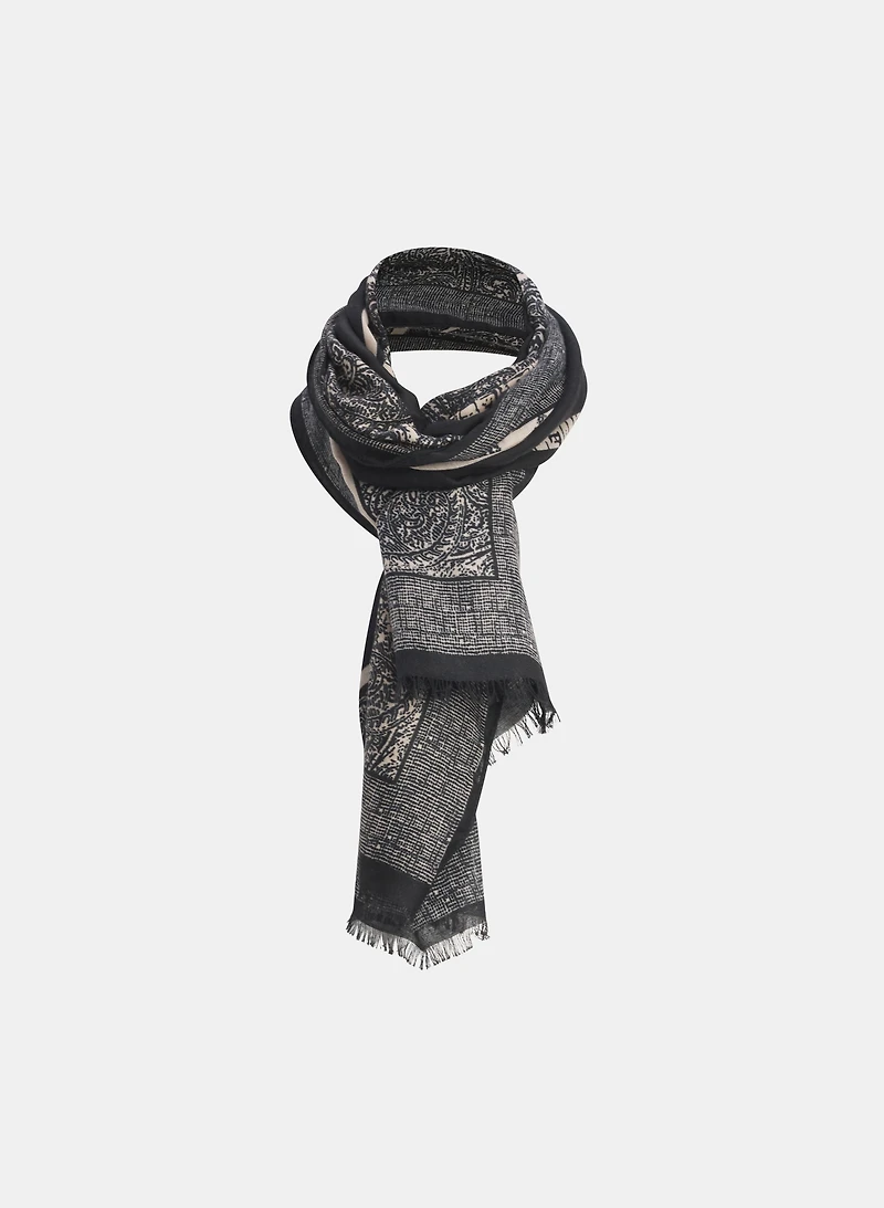 Foulard à motif abstrait