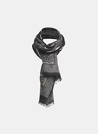 Foulard à motif abstrait