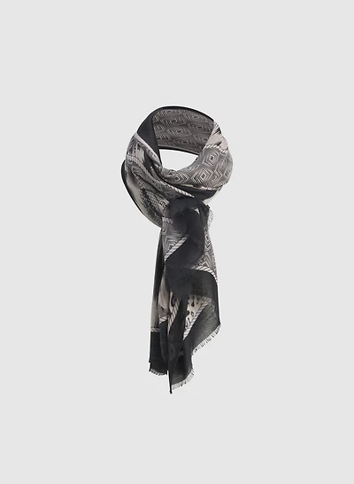 Mixed Print Scarf