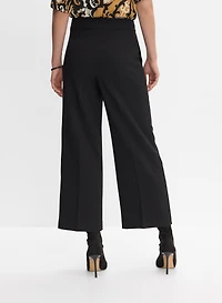 Zip Detail Culotte Pants