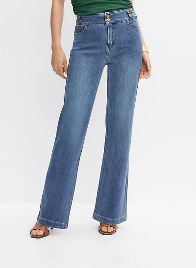 High-Rise Trouser Jeans