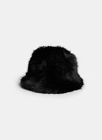 Faux Fur Cloche Hat