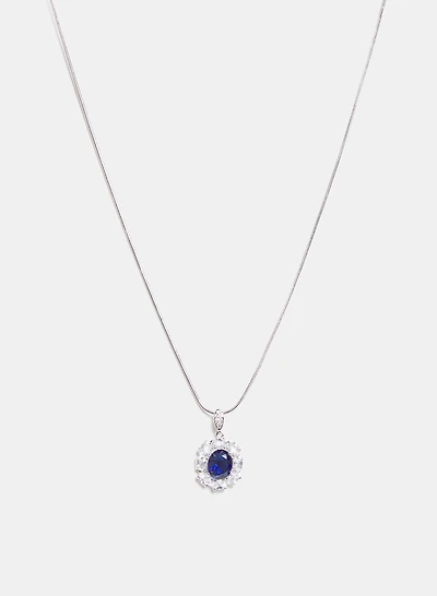 Cubic Zirconia Pendant Necklace