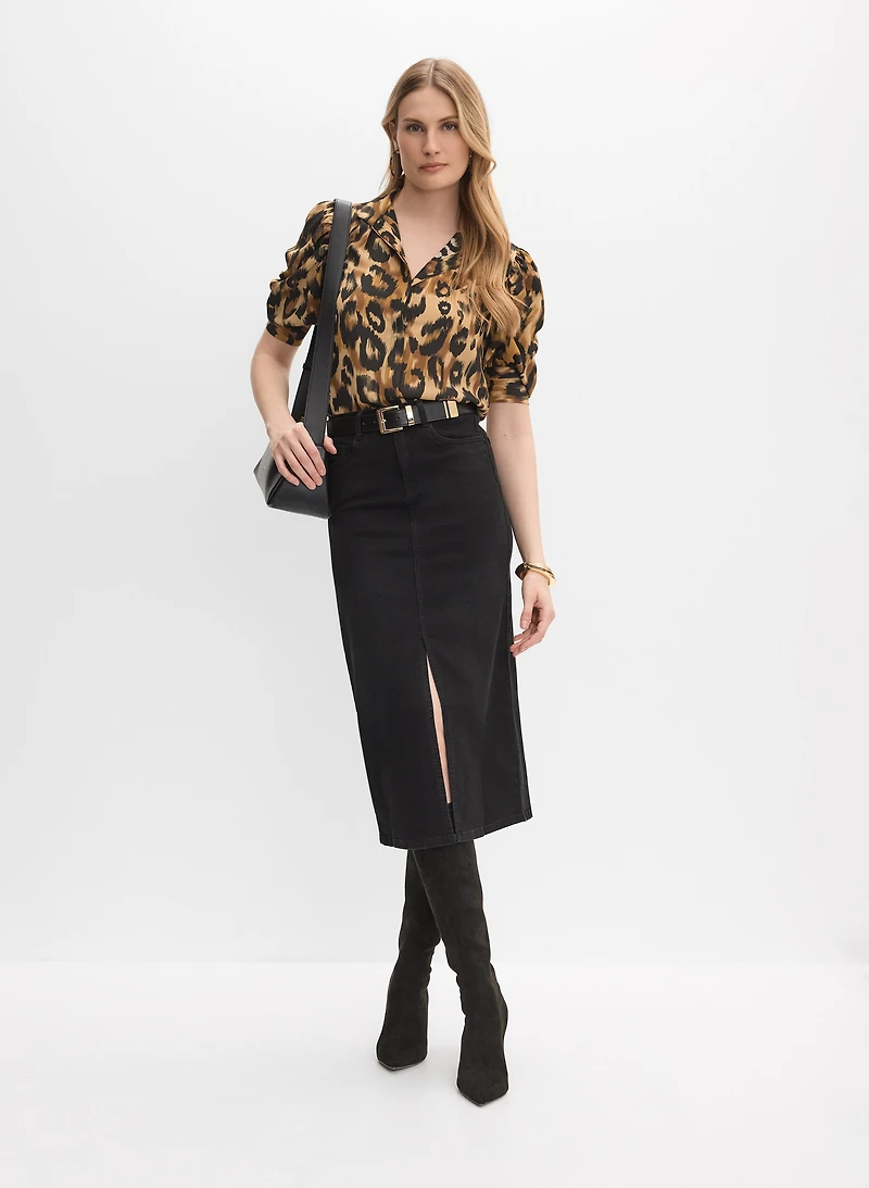 Joseph Ribkoff - High-Rise Pencil Skirt