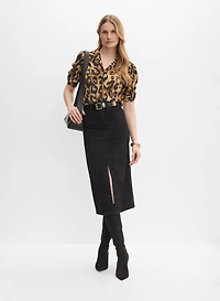 Joseph Ribkoff - High-Rise Pencil Skirt