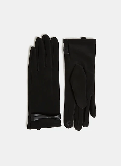 Gants en crêpe extensible à boucle