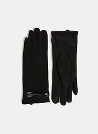 Gants en crêpe extensible à boucle