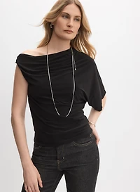 Asymmetric Single-Sleeve Top
