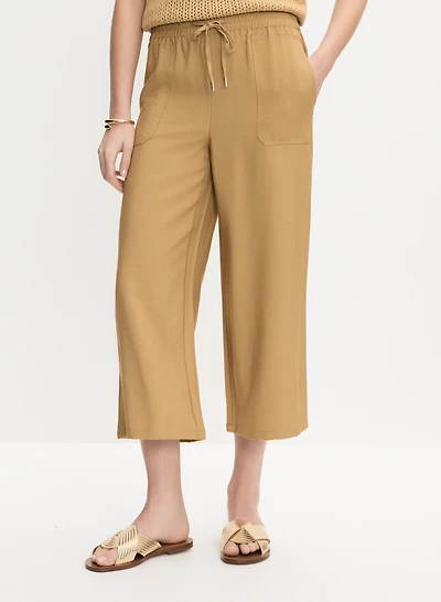 Crinkle Modal Capris