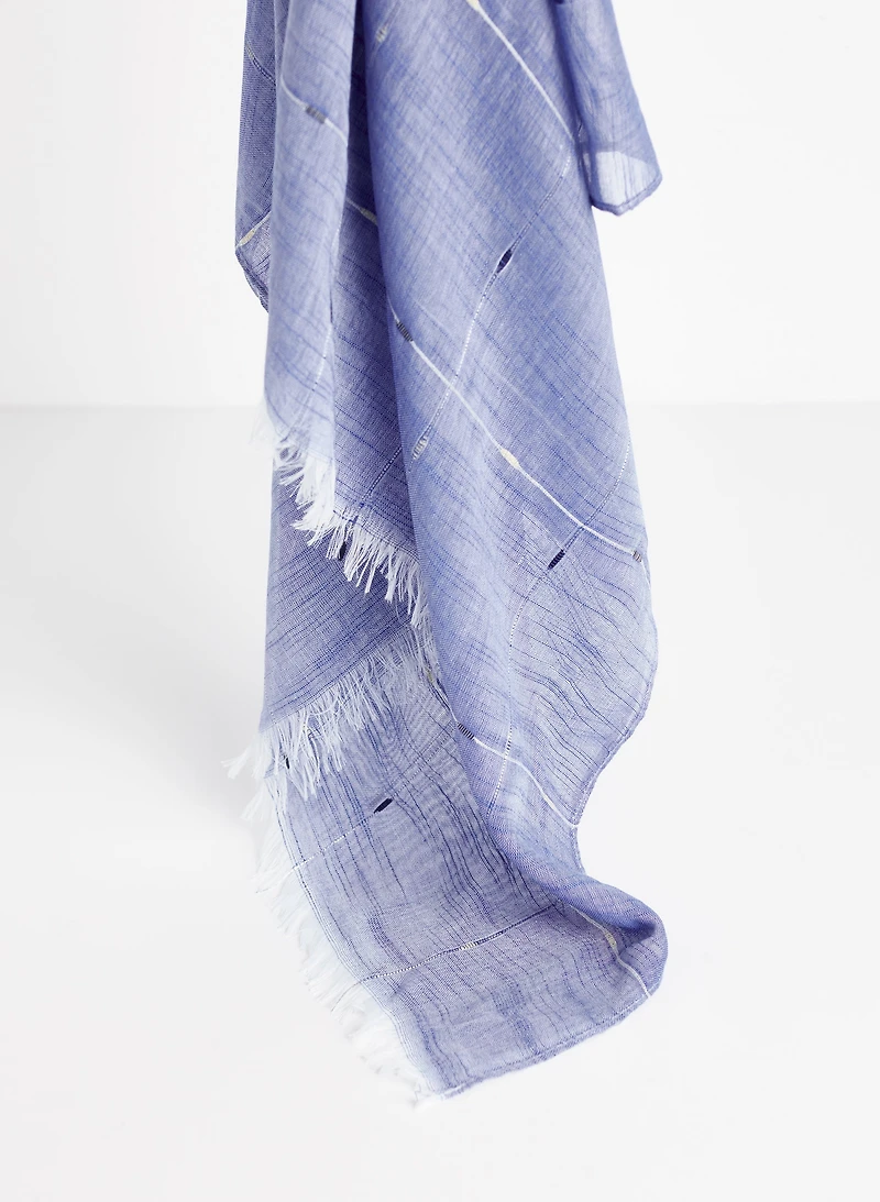 Plaid Print Scarf