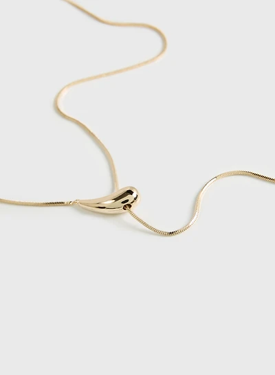 Collier en Y à glissière haricot