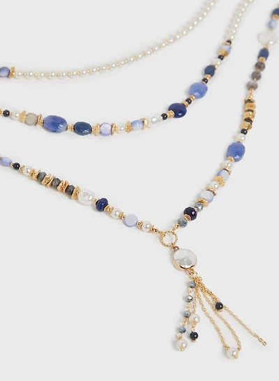Multi-Row Statement Necklace