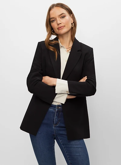Essential Button Front Blazer