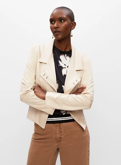 Vex - Veste courte à détails métalliques