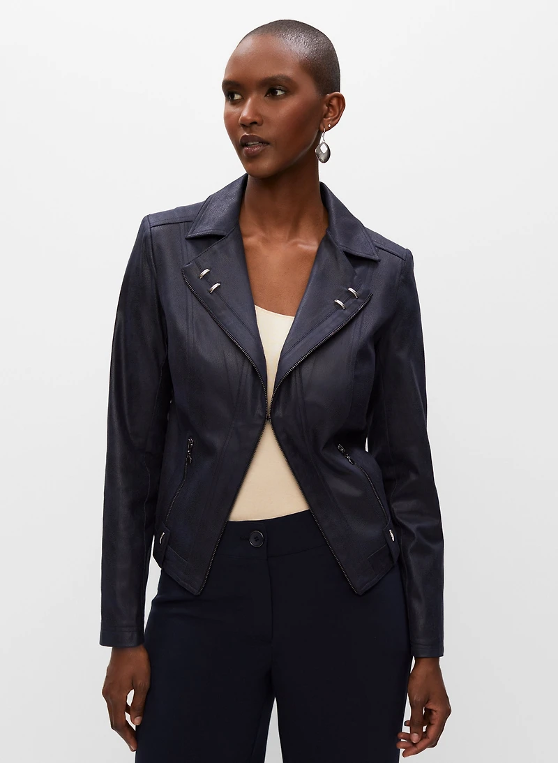 Vex - Veste courte à détails métalliques