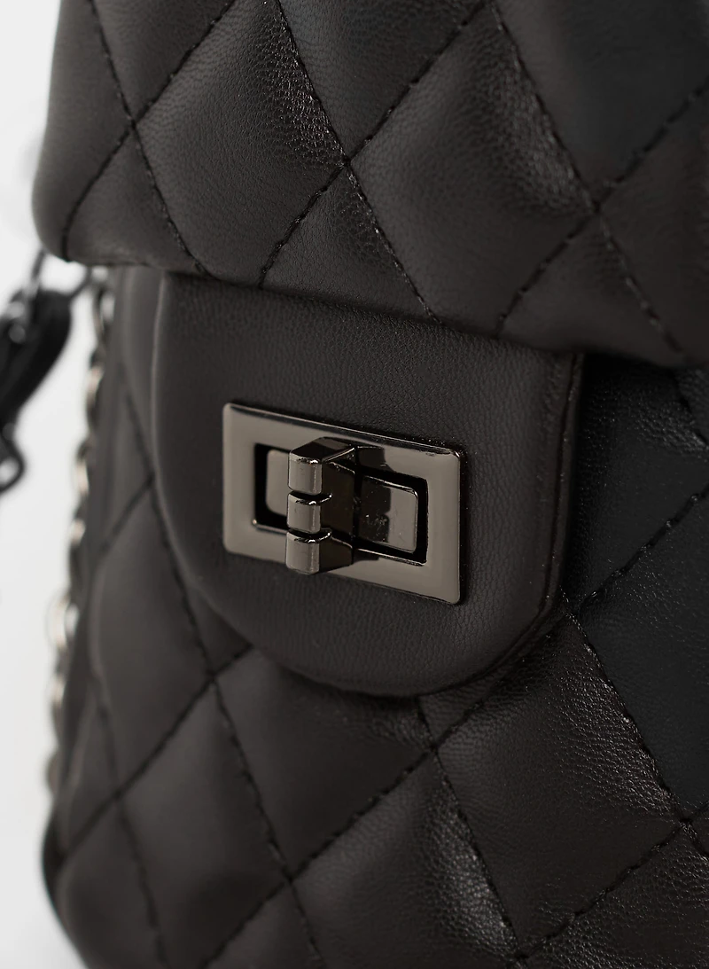 Sac pour cellulaire matelassé en diamant