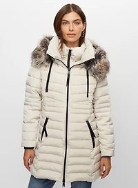 Manteau matelassé à duvet écoresponsable