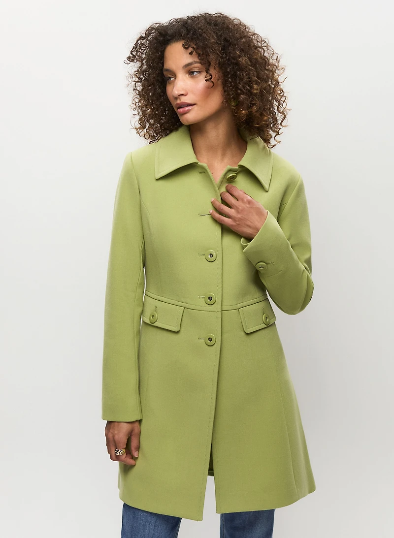 Trench en tricotine avec poches