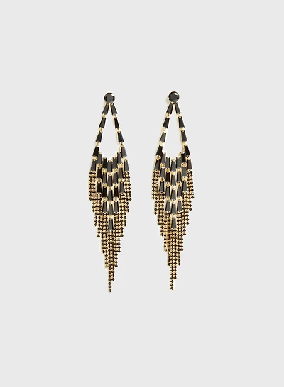 Boucles d'oreilles chandelier à baguettes