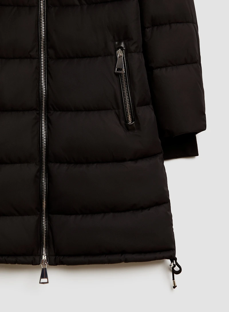 Vegan Down Quilted Coat