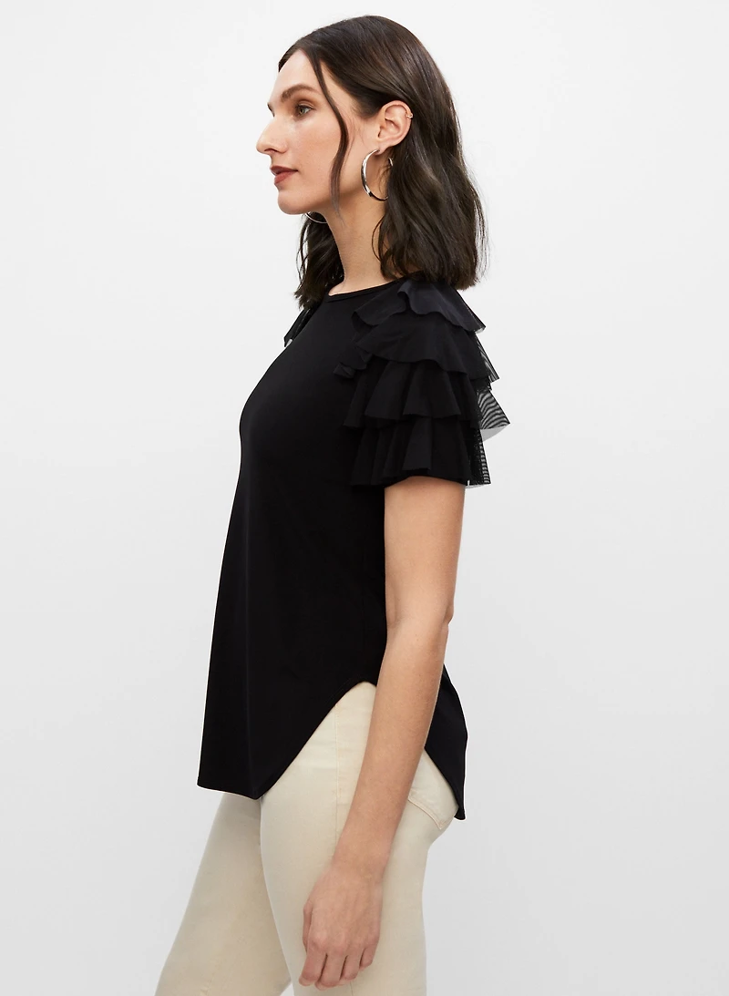 Joseph Ribkoff - Ruffle Sleeve Top
