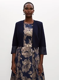 Striped Cuff Bolero