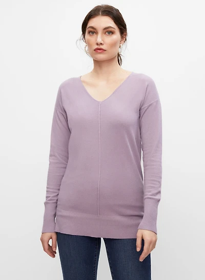 Frank Lyman - Pull en tricot à surpiqûre centrale