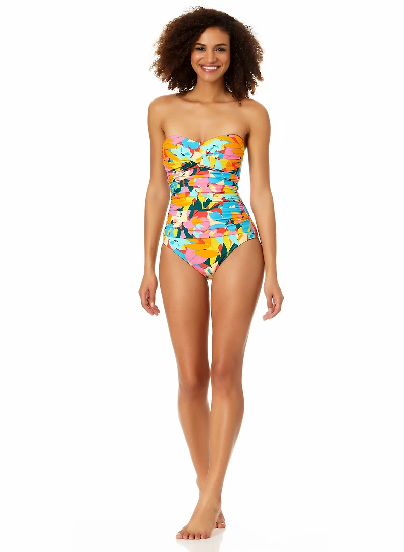 Anne Cole - Floral Print One-Piece Swimsuit