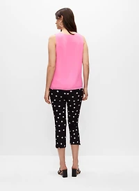 Sleeveless V-Neck Blouse